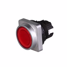 上海天逸电器 方形带灯自锁按钮头；LA42PSDF/R
