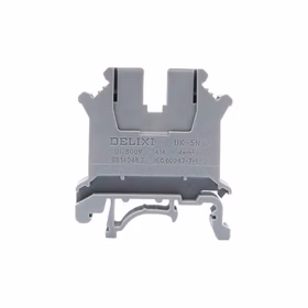 德力西电气 接线端子；UK-5N/1片铜螺丝（CDUK-5N）