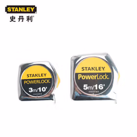 史丹利 POWERLOCK公英制卷尺5m；STHT33158-8