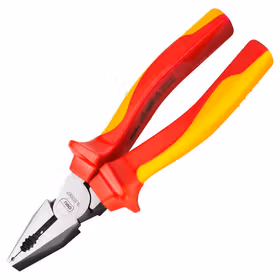 得力 绝缘省力型钢丝钳   7寸；DL512007