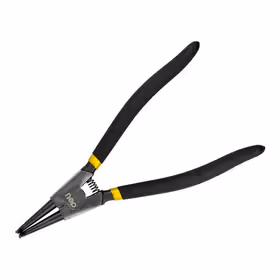 得力 日式外弯卡簧钳铬钒钢   5寸；DL0334