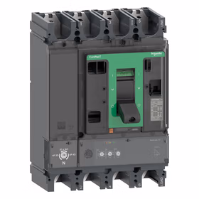 施耐德电气 断路器 ComPacT NSX400N, 50 kA (415 VAC), MicroLogic 2.3 脱扣单元 400 A, 4P4D