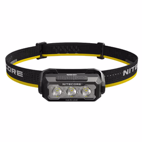 奈特科尔（NITECORE）HA15 UHE头戴灯强光400流明 多光源夜跑头灯 长续航AA电池应急灯