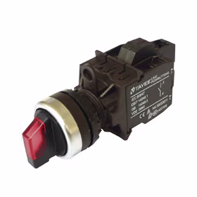 上海天逸电器 圆形二位置旋钮,红色,带灯；LA42XD29-22/DC24V/R(H)