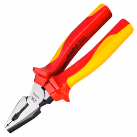 得力 绝缘省力型钢丝钳   6寸；DL512006