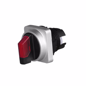 上海天逸电器 三位置自复位方形带灯短柄旋钮按钮头；LA42XD3AF/R