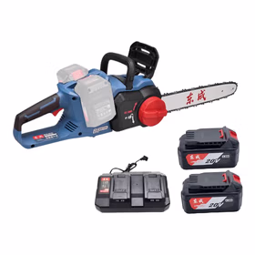 东成 40v充电式无刷电链锯（两电一充 6.0Ahx2）；DCML40161H2S