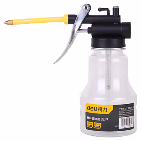 得力 透明塑料机油壶   250ml；DL2402