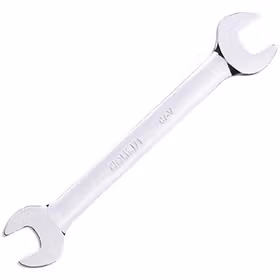 得力 镜面双开口扳手铬钒钢   14x17mm；DL33315