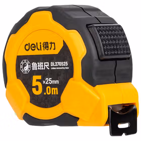 得力 鲁班尺自锁双面印刷   5mx25mm；DL270525
