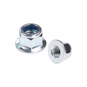 惠象 10级 非金属嵌件六角法兰面锁紧螺母（热处理） GB6183.1 蓝白锌 1个 M5-0.8