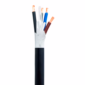 惠象 RVV非屏蔽多芯电缆；300/500V；6X1.5 黑色；100米/卷