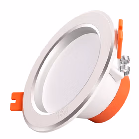 佛山照明（FSL）led筒灯银边天花灯吊顶孔灯嵌入式铝材洞灯过道走廊灯 【开孔75-85mm】5w白光