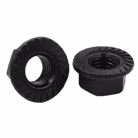 惠象 8级 六角法兰螺母（淬火） DIN6923 发黑 1个 M6-1