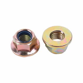 惠象 8级 非金属嵌件六角法兰面锁紧螺母（淬火，镀锌层8&mu;m） GB6183.1 彩锌 1个 M10-1.5