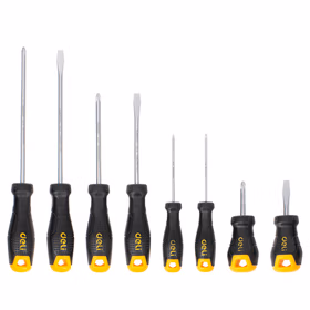 得力 塑柄螺丝批8件套   8件套；DL620108