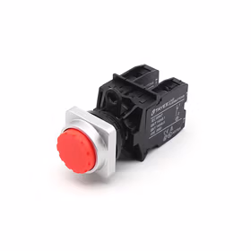 上海天逸电器 方形凸头按钮,红色；LA42TF-10/R
