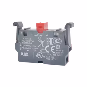 ABB 按钮指示灯触点模块；MCB-01