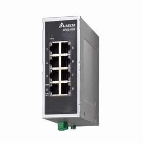 台达  8口非网管型百兆工业以太网交换机；DVS-008I00