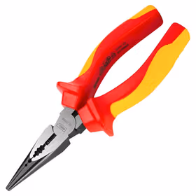得力 绝缘省力型尖嘴钳   6寸；DL512106