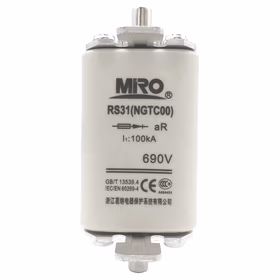 茗熔 方管刀型触头熔断器；RS31 aR 690V/32A
