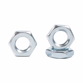 惠象 8级 六角薄螺母（不淬火） DIN936 蓝白锌 1个 M10-1.5