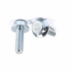 惠象 8.8级 六角头法兰面螺栓 GB /T 5787 全螺纹 蓝白锌 1个 M5-0.8*12