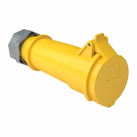 施耐德电气 100~130V 移动工业插座 (32A 4h IP44   3P   黄)