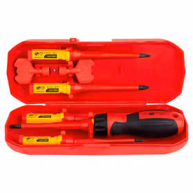 得力 7件快换头绝缘螺丝批套装   7件；DL510107