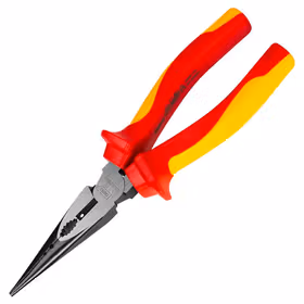 得力 绝缘省力型尖嘴钳   8寸；DL512108