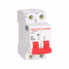 德力西电气 微型断路器；DZ47s C型 1P+N 10A