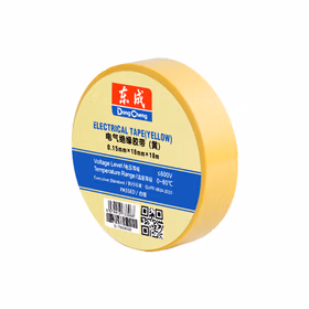 东成 电气绝缘胶带(黄色) 0.15mmx18mmx18m；30179506006