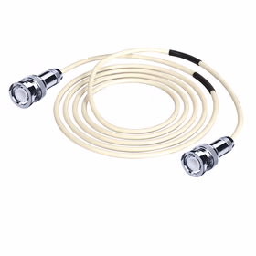 BYNET 2M跳线BNC-BNC 2M兆E1接头成品跳线 syv75-2-1同轴电缆DDF转接跳线 1芯1米 BYN-BNC-2-1*1-1M