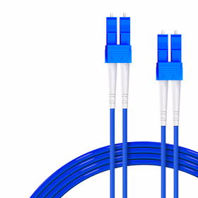 BYNET  电信级铠装光纤跳线LC-LC  单模双芯双工 抗拉压防鼠咬低烟无卤环保网线光纤线  1米