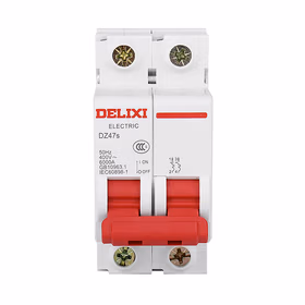 德力西电气 微型断路器；DZ47s C型 2P 6A