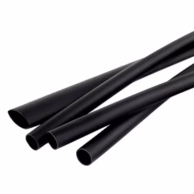 惠象 聚烯烃单壁热缩管；内径2.5mm，收缩比2:1，收缩温度125℃，黑色，200米/卷；HX-SHT-ID2.5-2X-BK-200M