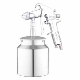 五福气动喷漆枪F-75S(1.5mm)油漆高雾化下壶气泵喷壶家具木器面漆喷枪