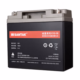 山特SANTAK UPS不间断电源铅酸蓄电池；C12-18AH