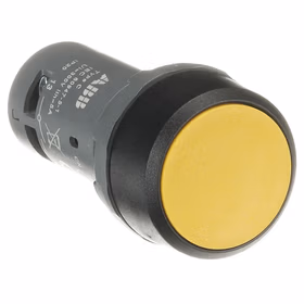 ABB CP1平头复位型按钮（不带灯型）,黄色；CP1-10Y-11