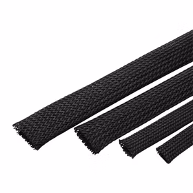 惠象 PET编织管；压扁宽度14mm，黑色，200米/卷；HX-BT-14-BK-200M