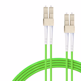 BYNET 万兆多模光纤跳线LC-LC OM5多模双芯双工尾纤电信级低烟无卤LSZH耐弯曲光纤跳线2.0  1米