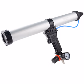 锐壹（RUIYI）R-201气动软胶枪600ml气动玻璃胶枪带表可调速打胶枪结构胶硅胶枪