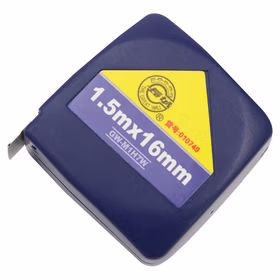 长城精工 07系列亚光黑方型壳原木材积卷尺,1.5m*16mm；GW-M1H7W