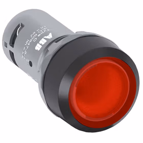 ABB CP1平头复位型按钮(带灯型),红色；CP1-11R-01