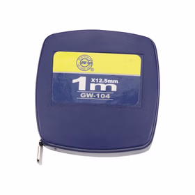 长城精工 04系列黑色方型壳公英制无扣礼品卷尺,1m*12.5mm；GW-104