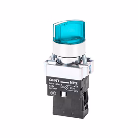 正泰 带灯旋钮 金属头；NP2-BK12361 220V LED