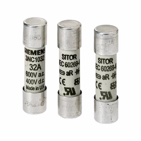 西门子 SITOR-柱状保险丝,10x38mm,32A,aR,UnAC：600V；3NC1032