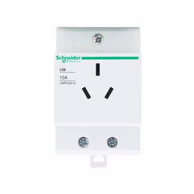 施耐德电气 LS8 2PE 10A PC导轨插座