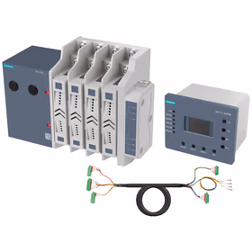 西门子 3KC2系列双电源自动转换开关 3KC2 ATSE，AC-33B，4 极， Ue=400V，Ie=160A，框架尺寸 III，带集成控制 器；3KC24340CA000BA4