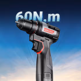 得力 专业级 16V 45N.m 无刷锂电钻；DE-DZ16-1A2(一电一充 2.0)